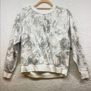Marble Print Sweatshirt